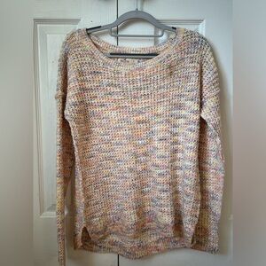Multicolor knit sweater
